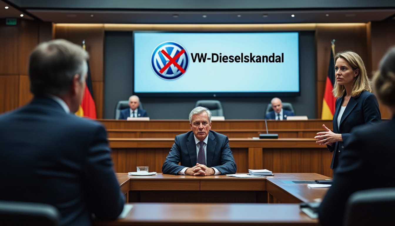 découvrez les derniers développements de l'affaire dieselgate avec la demande de peines de prison pour quatre anciens dirigeants de volkswagen. plongez au cœur de ce scandale qui a secoué l'industrie automobile et ses conséquences juridiques.