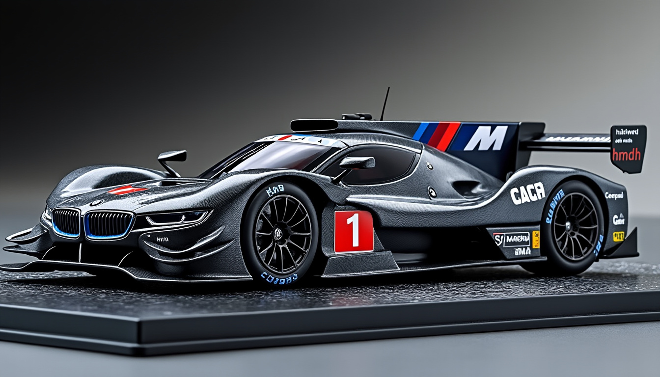 découvrez la bmw m hybrid v8 lmdh en version 'carbone', une innovation exceptionnelle proposée par spark. alliant performance et design avant-gardiste, cette voiture de course hybride repousse les limites de la technologie automobile. explorez les détails de ce modèle exclusif et préparez-vous à vivre l'adrénaline sur la piste.