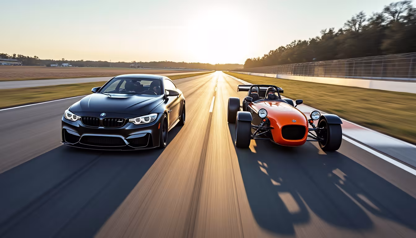 découvrez comment la bmw m4 se confronte à l'ariel atom 4r dans un test captivant qui remet en question les notions de puissance et de performance. plongez dans cette analyse où la légèreté et l'ingéniosité de l'atom 4r redéfinissent les standards du drag, démontrant qu'au-delà de la puissance, il y a une science de la vitesse à maîtriser.