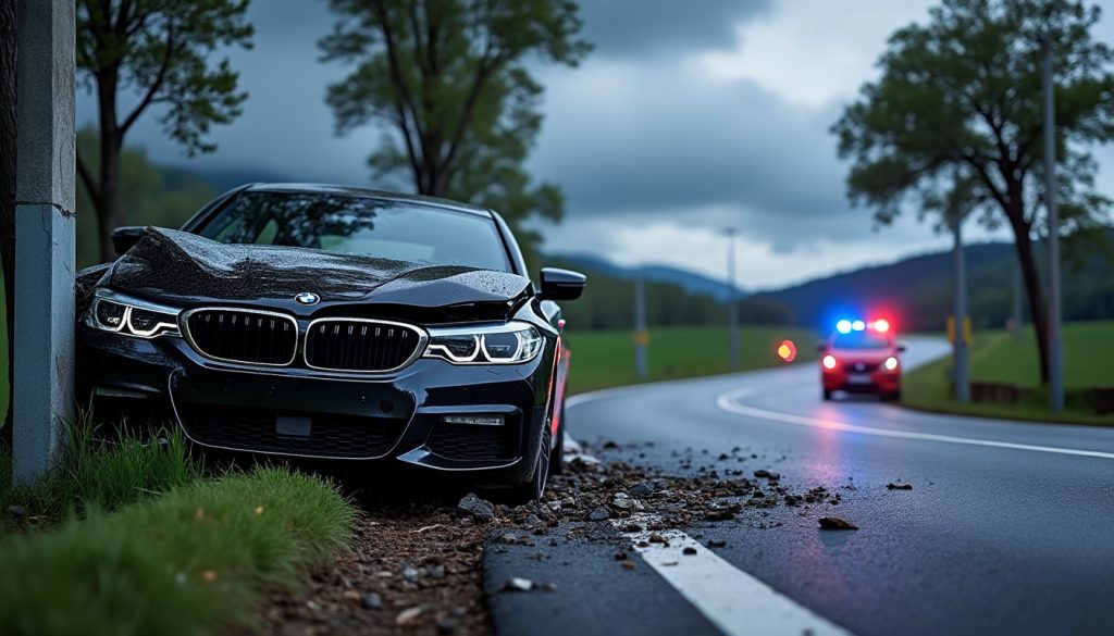 un tragique accident en isère a coûté la vie à un jeune conducteur de 22 ans. découvrez les circonstances de cet incident mortel survenu lorsque sa bmw a percuté un poteau, soulignant les dangers de la route.