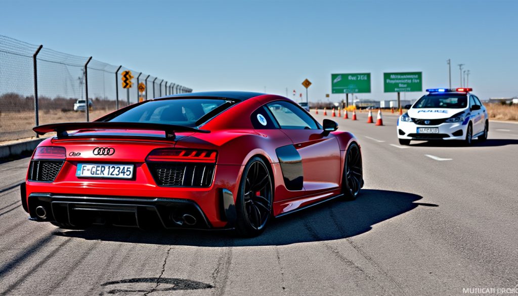 découvrez l'incroyable histoire d'une audi interceptée à 196 km/h sur la rn2 et saisie par la fourrière. plongée dans un récit captivant de vitesse et de réglementation routière.