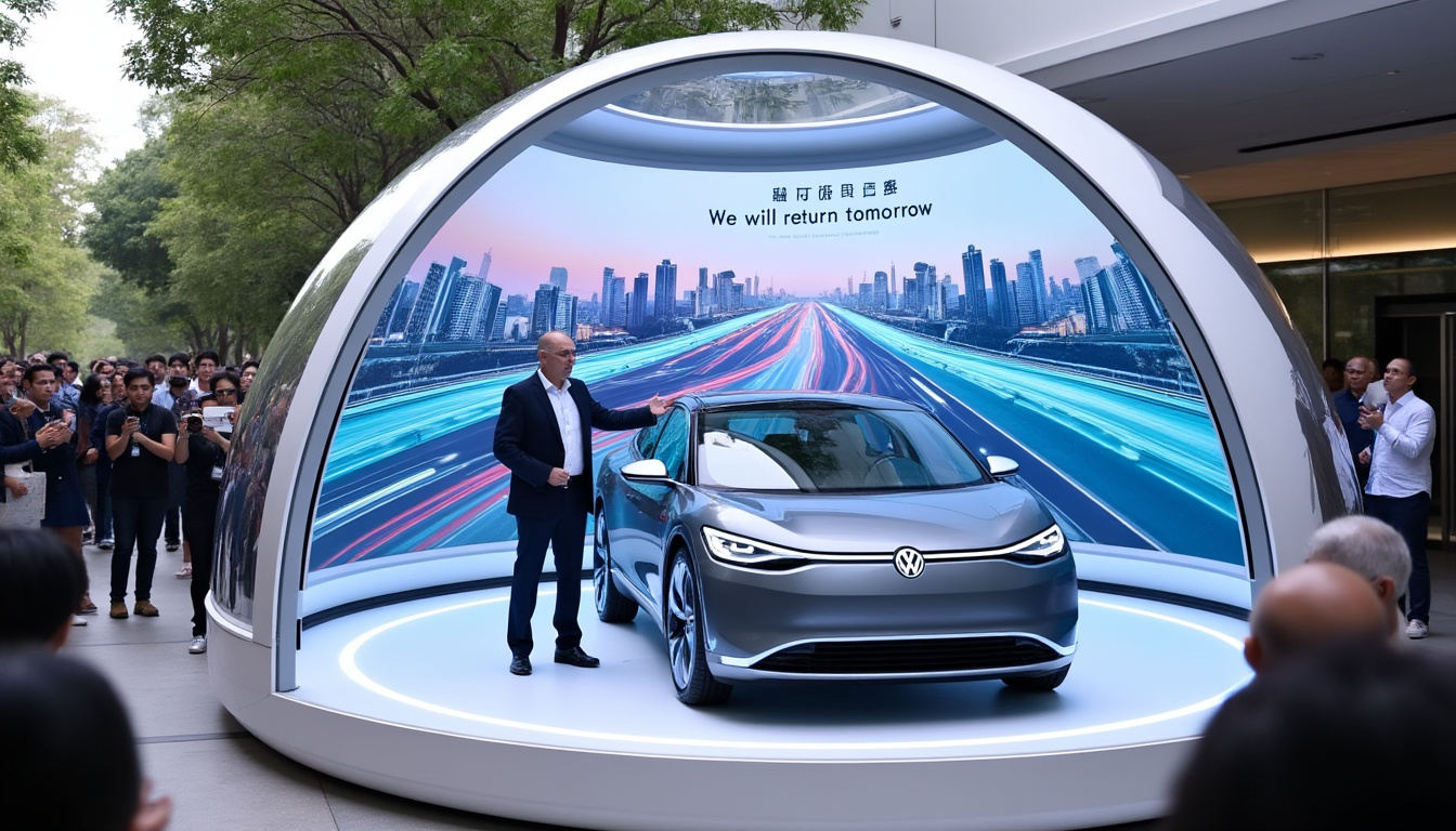 découvrez la révolution de la conduite autonome avec volkswagen, qui présente sa technologie innovante lors d'un événement exclusif à shanghai. plongez au cœur des avancées de l'automobile du futur et explorez les fonctionnalités de sécurité et de confort offertes par cette nouvelle ère de mobilité.