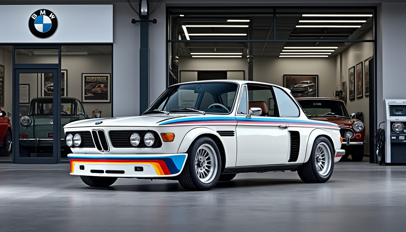 découvrez la bmw 3.0 csl, l'édition commémorative qui attire tous les regards sur le marché des collectionneurs. avec son design emblématique et ses performances légendaires, ce modèle est devenu un incontournable pour les passionnés d'automobile.