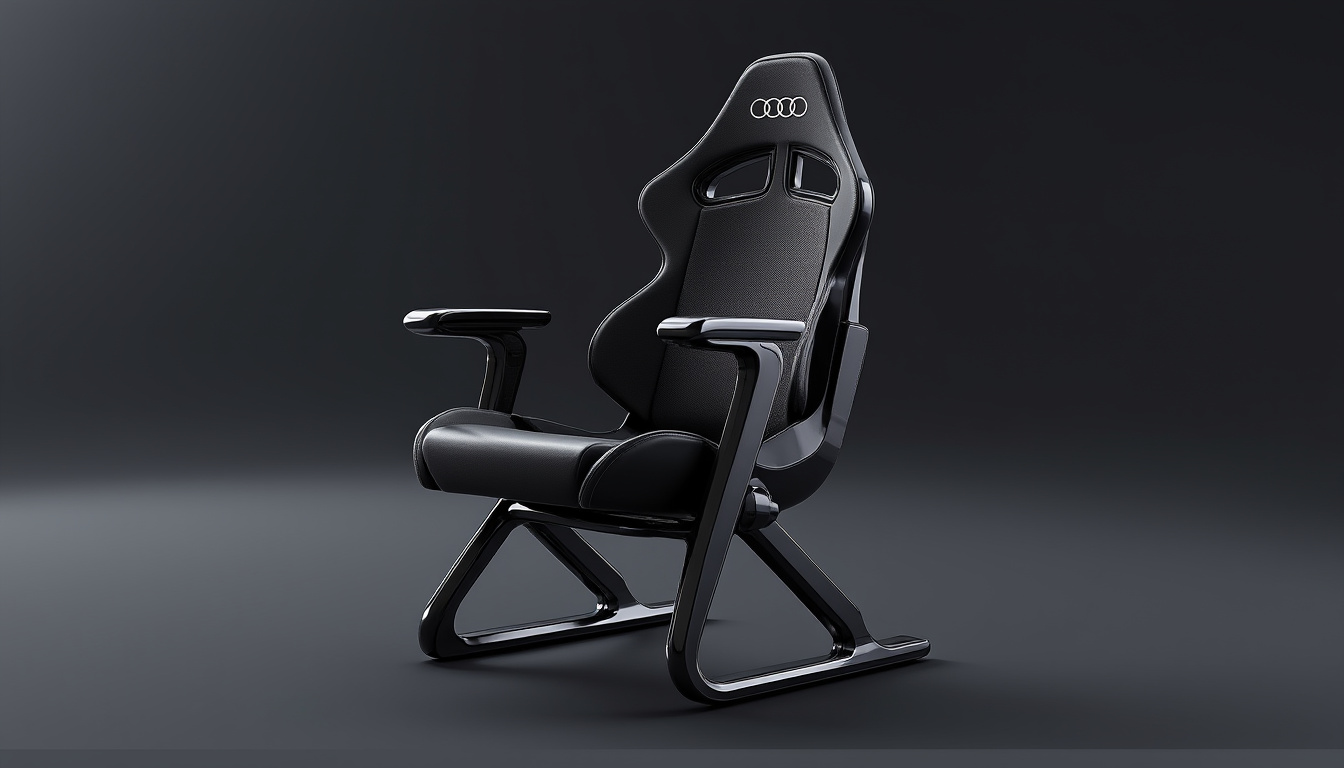 découvrez les nouveaux sièges au design épuré resultants de la collaboration entre audi et vertagear. alliant esthétique moderne et confort optimal, ces chaises sont idéales pour les amateurs de style et de performance.