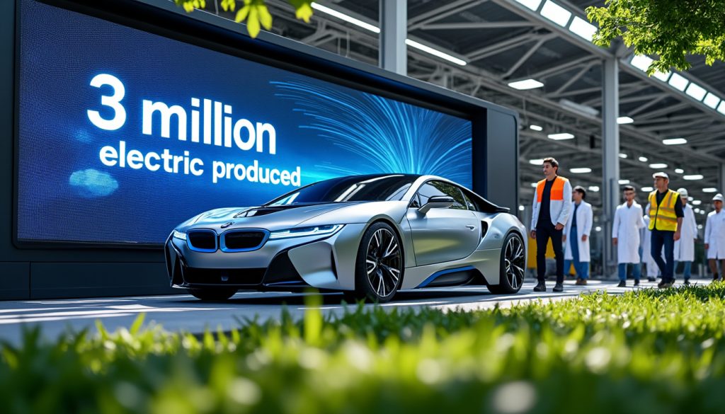 découvrez comment bmw franchit une étape majeure dans la mobilité durable en atteignant la production de 3 millions de véhicules électriques à son usine de munich. un jalon marquant qui témoigne de l'engagement de la marque pour une transition énergétique innovante.