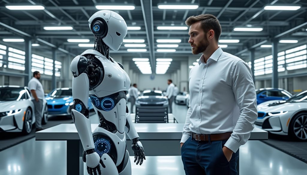 découvrez comment bmw intègre un robot dans son équipe pour 35 heures par semaine et les implications de cette décision sur l'emploi humain. une analyse des enjeux technologiques et économiques au cœur de l'industrie automobile.