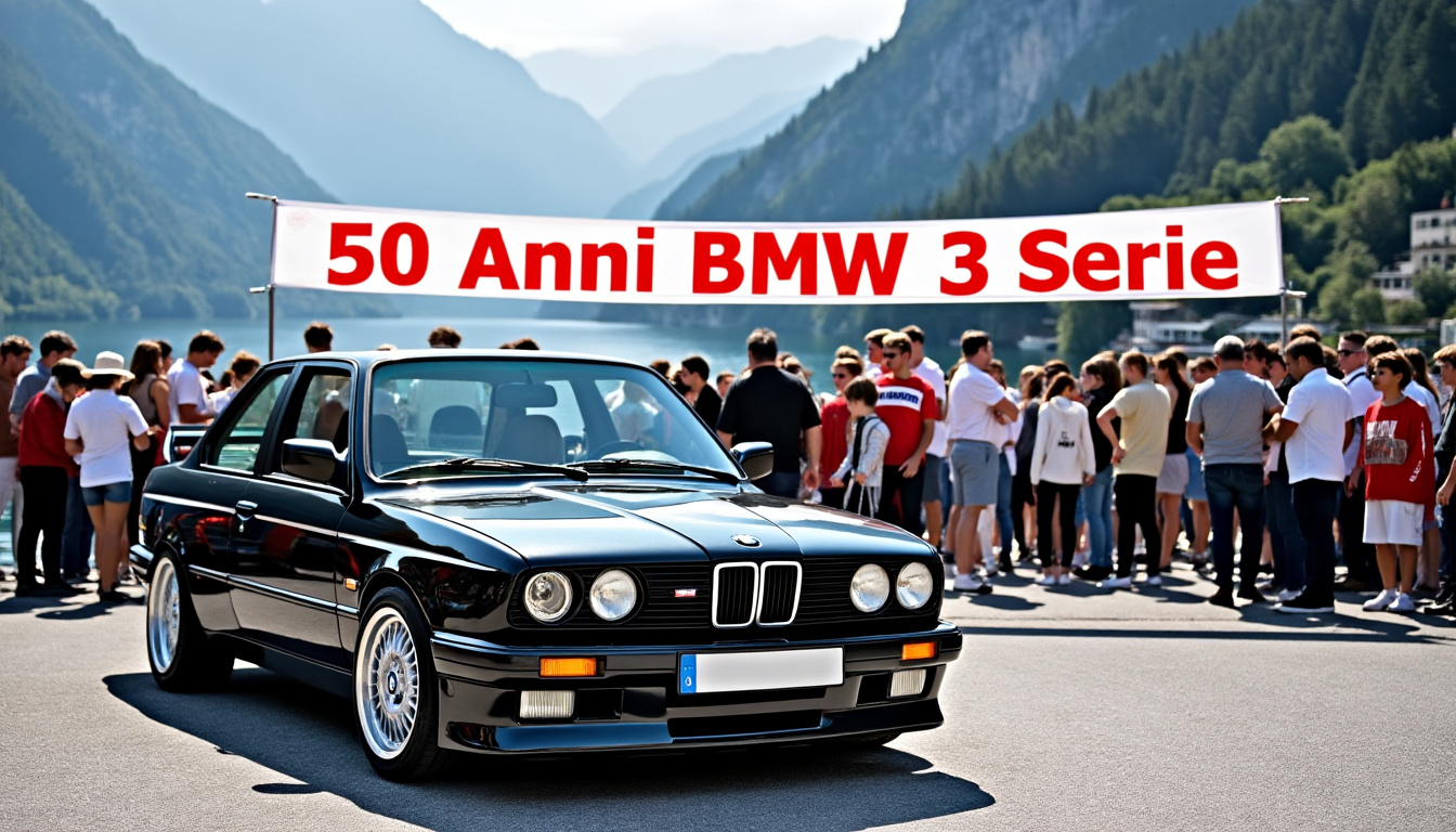 plongez dans l'univers de la bmw série 3 à l'occasion de son 50ème anniversaire au bord du lac de côme. participez à une célébration exceptionnelle rassemblant des passionnés et leurs voitures mythiques dans un cadre enchanteur. un événement à ne pas manquer pour tous les amateurs d'automobile !