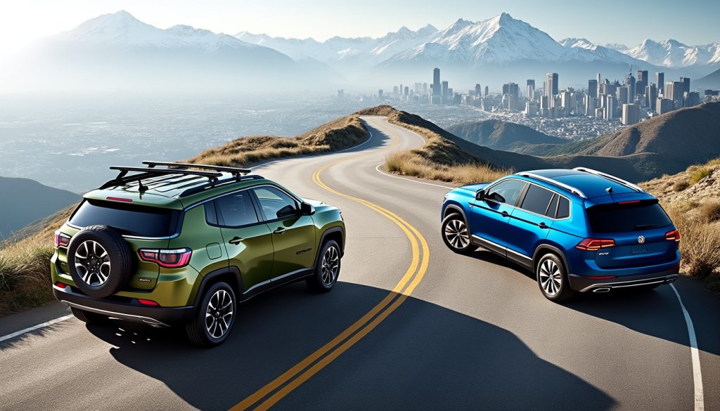 découvrez notre comparatif des suv compacts où nous mettons en lumière les points forts et les faiblesses du jeep compass et du volkswagen tiguan. analysez les performances, le confort et la technologie de ces deux modèles pour faire le meilleur choix selon vos besoins.
