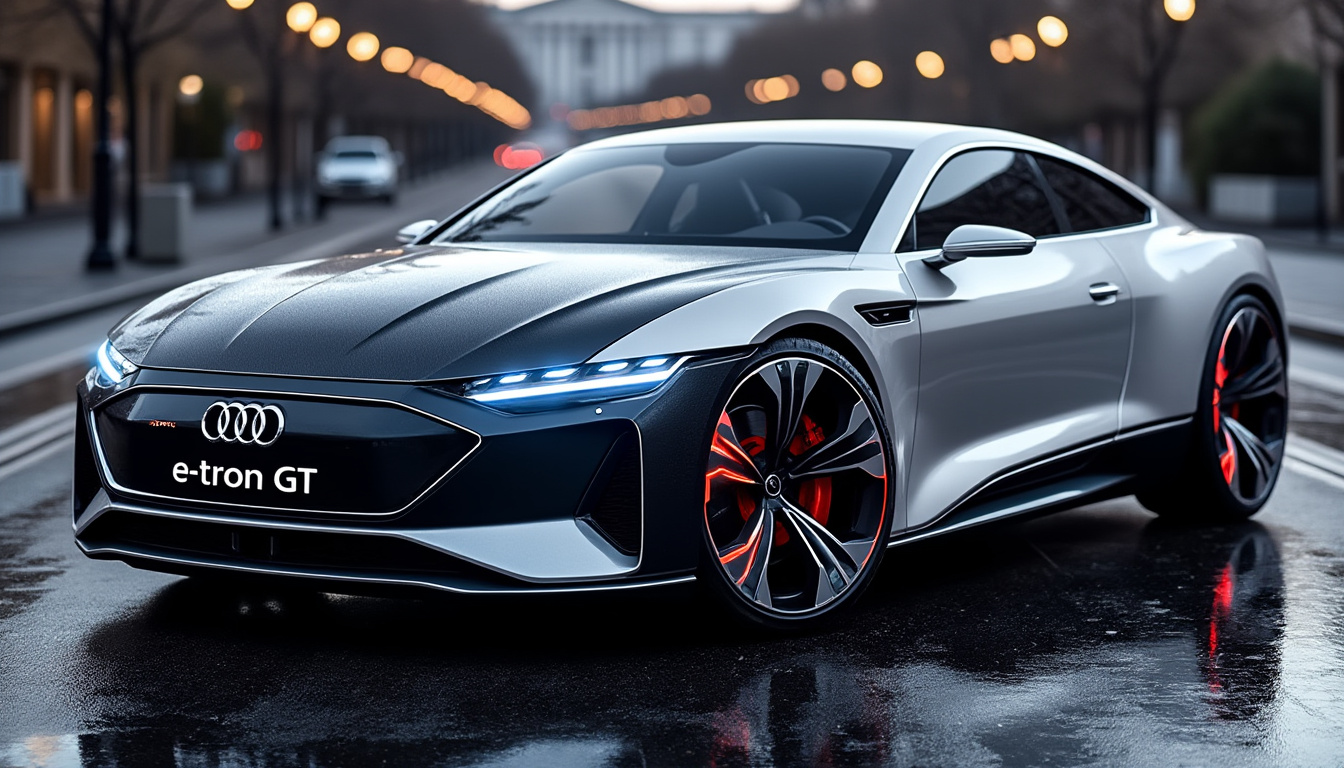 découvrez la nouvelle version de l'audi e-tron gt, un modèle réinventé alliant performance et accessibilité. profitez d'une autonomie améliorée tout en savourant un design élégant et des technologies de pointe, pour une expérience de conduite électrique inégalée.