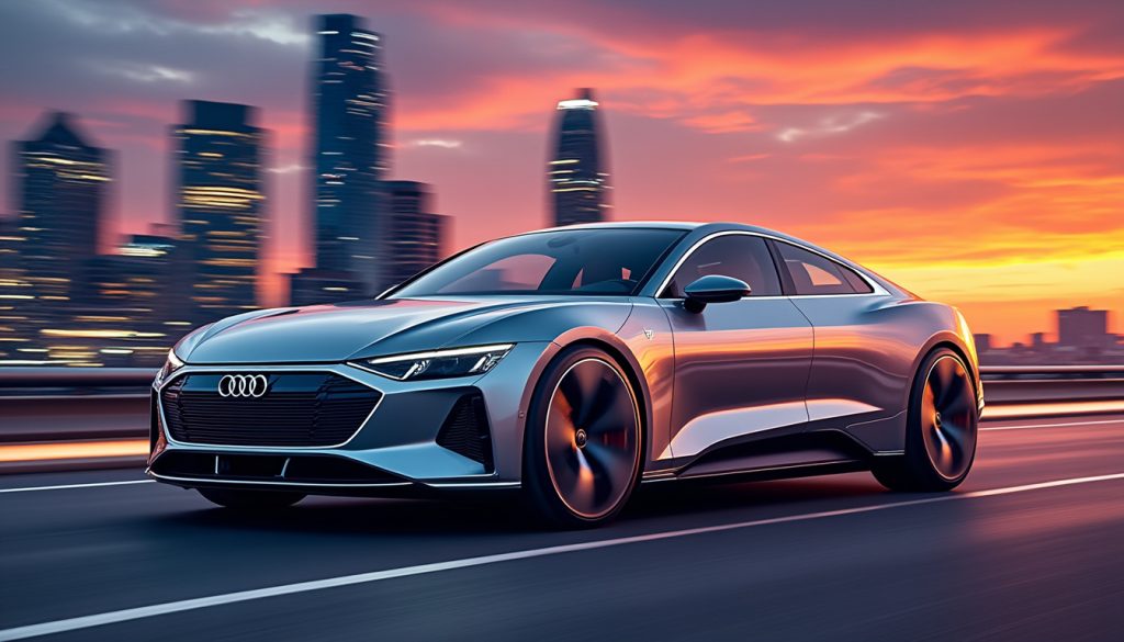 découvrez l'audi e-tron gt, une berline électrique innovante qui allie performances époustouflantes et exceptionnelle autonomie. explorez un design audacieux, des technologies de pointe et un confort inégalé pour une expérience de conduite unique.