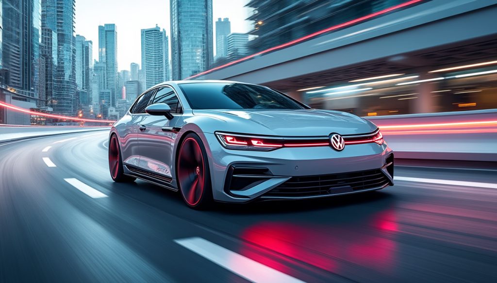 découvrez la future volkswagen golf gti électrique, qui s'annonce comme un véritable monstre sur la route. prête à allier performances exceptionnelles et technologie de pointe, cette voiture iconique va redéfinir l'expérience de conduite. ne manquez pas les dernières innovations et caractéristiques qui la rendront incontournable pour les amateurs de sensations fortes.