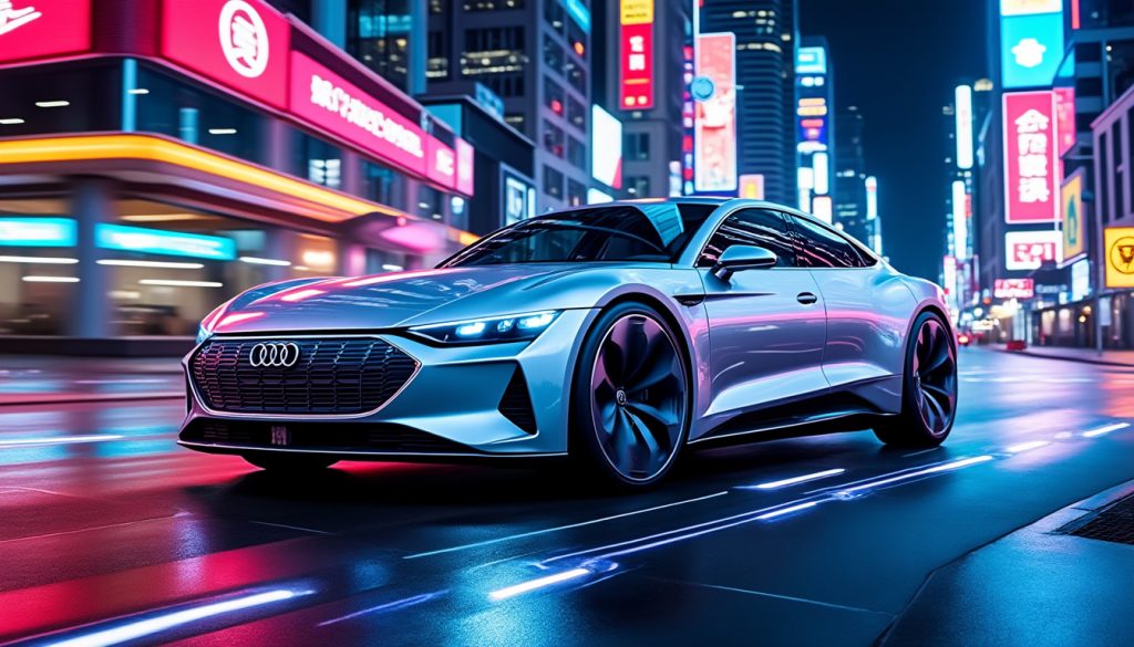 découvrez la nouvelle audi e-tron gt quattro, remaniée par la marque aux anneaux pour allier performance et élégance. plongez dans l'univers de l'innovation automobile et explorez les caractéristiques modernes qui font de ce modèle électrique une référence sur le marché.