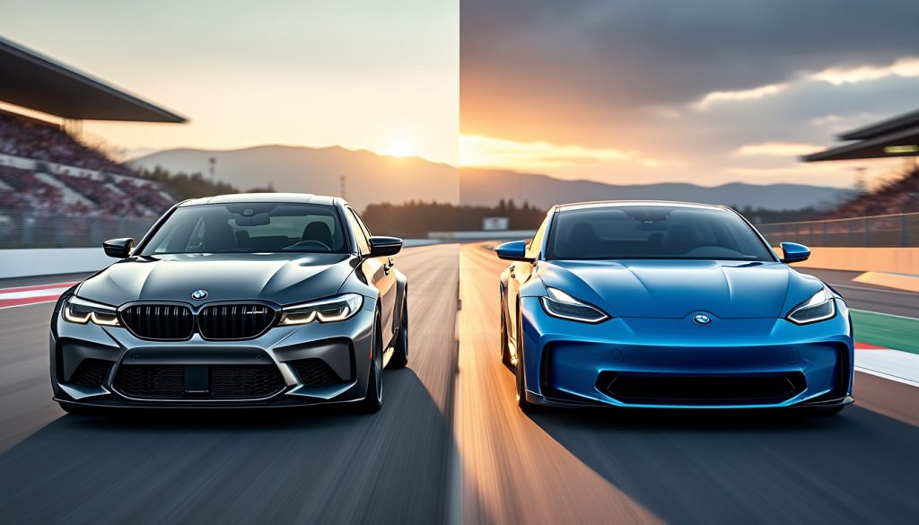 découvrez la nouvelle bmw m3, alliant puissance et performance avec ses 700 chevaux. disponible en version essence pour les puristes et en version électrique, ce modèle impressionne par son design et ses technologies avancées. plongez dans l'univers haute performance de bmw.