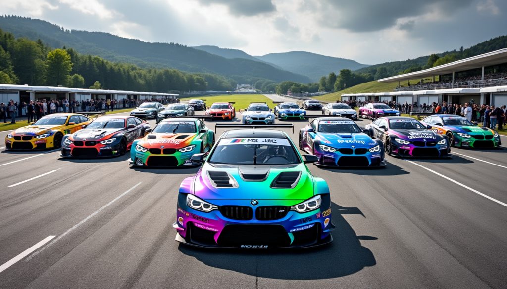 découvrez la participation exceptionnelle de onze bmw m4 gt3 evo aux 24 heures de spa, avec une seconde voiture dédiée pour l'équipe rowe racing. plongez dans l'univers palpitant de cette course emblématique et explorez les performances de ces bolides d'exception.