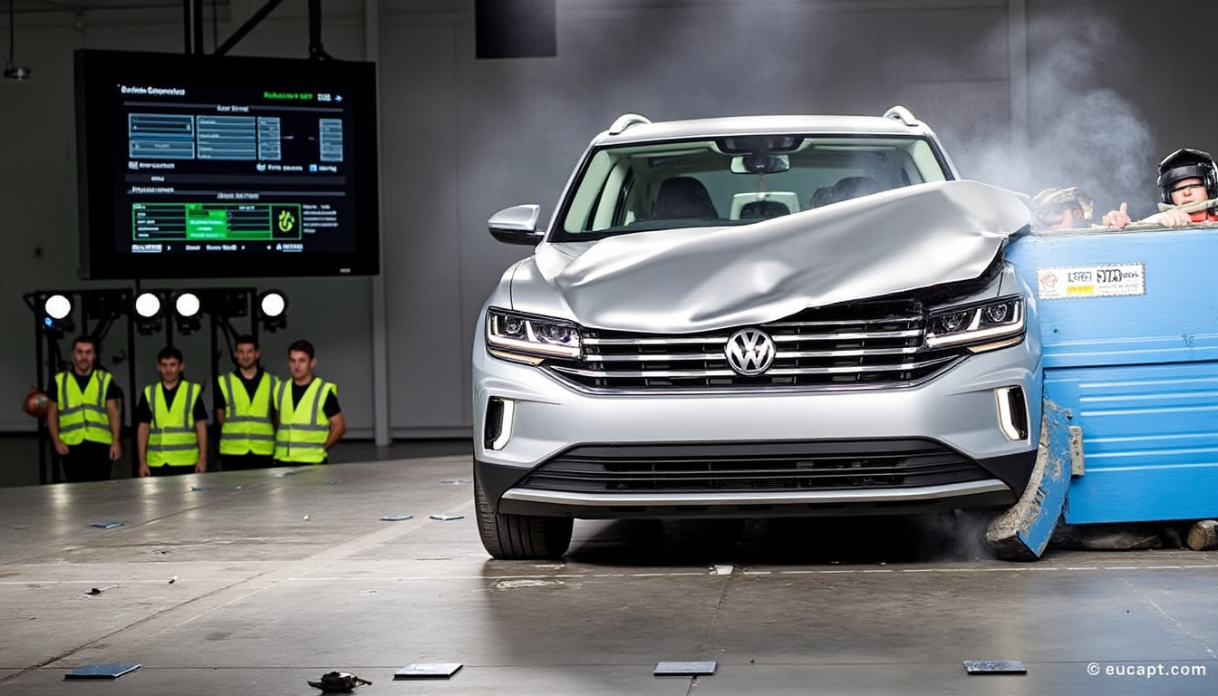 découvrez le volkswagen tayron, qui se distingue par ses prestations de sécurité exceptionnelles, obtenant la note maximale de 5 étoiles lors des tests euro ncap. apprenez-en plus sur ses caractéristiques innovantes et son engagement envers la sécurité des passagers.