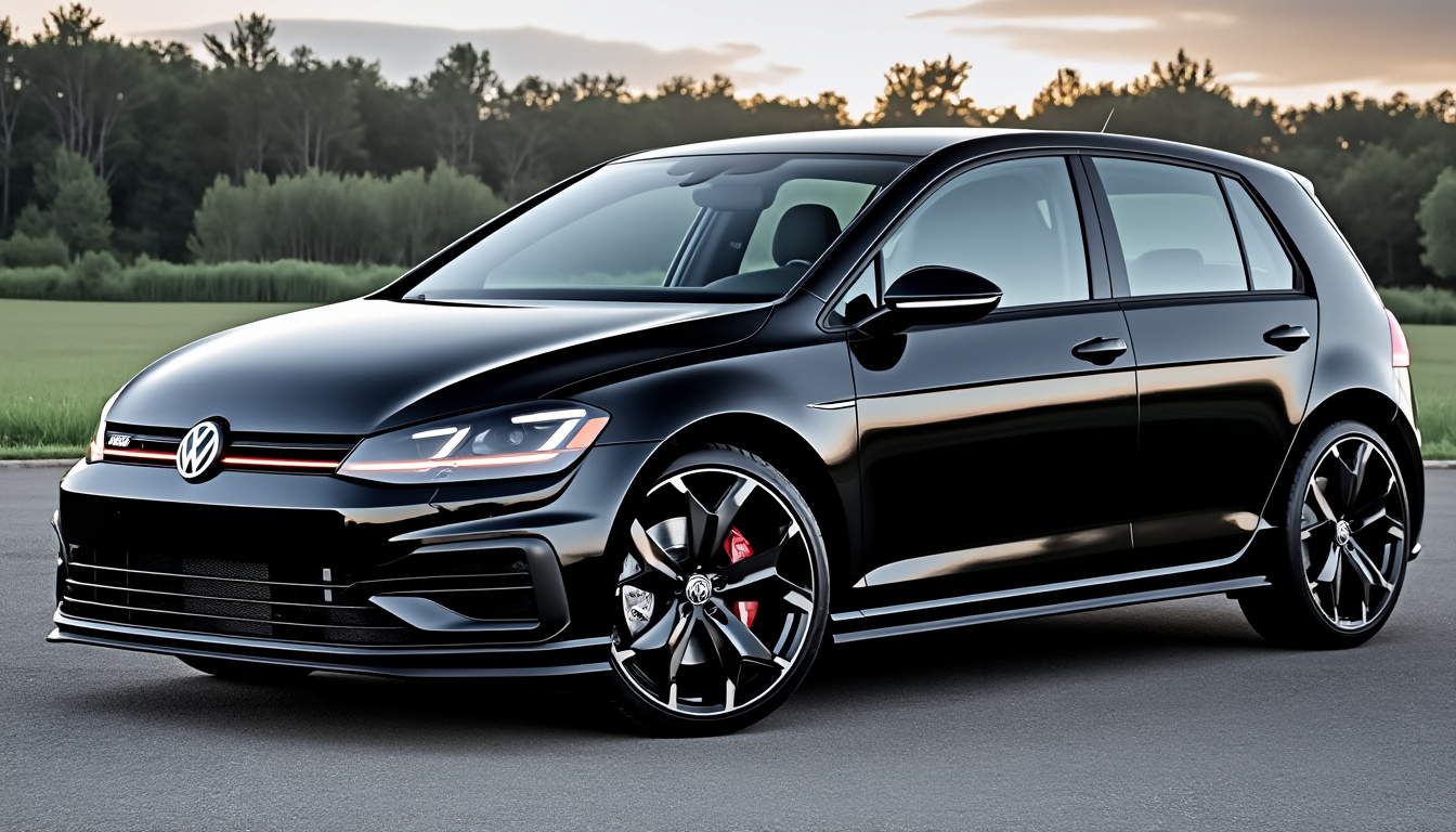 découvrez la volkswagen golf r black edition 2025, une fusion parfaite de performance et d'élégance. plongez dans un monde où technologie de pointe et design sophistiqué se rencontrent pour offrir une expérience de conduite inégalée.