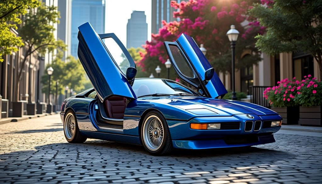 découvrez la bmw z1 de 1988, une voiture emblématique au design audacieux et à ses portes à ouverture révolutionnaire. plongez dans l'histoire de cette sportive qui allie performance et innovation, et explorez ses caractéristiques uniques qui continuent de fasciner les passionnés d'automobiles.