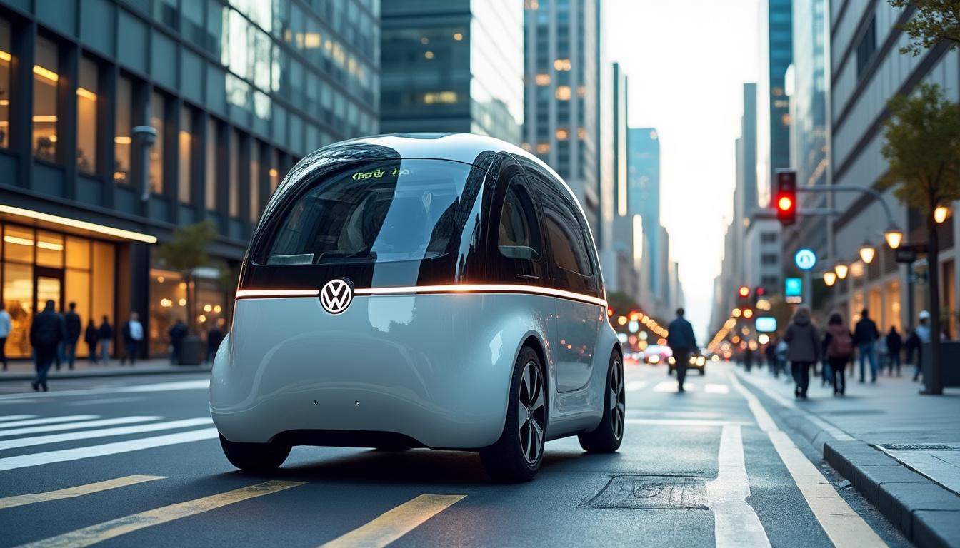 découvrez le premier robot taxi de volkswagen, l'id. buzz ad, en action. cette innovation révolutionne le transport urbain avec une conduite autonome et une expérience client inédite. plongez dans l'avenir de la mobilité.