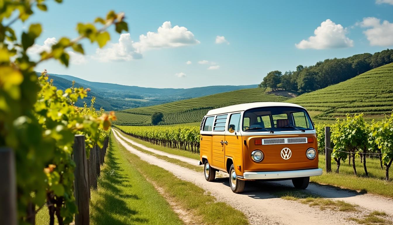 découvrez l'incroyable aventure de thierry condemine qui parcourt les vignobles à bord d'un combi volkswagen. un défi audacieux mêlant passion pour le vin et amour des belles routes. rejoignez-nous dans cette exploration unique et savourez les trésors viticoles de la région !