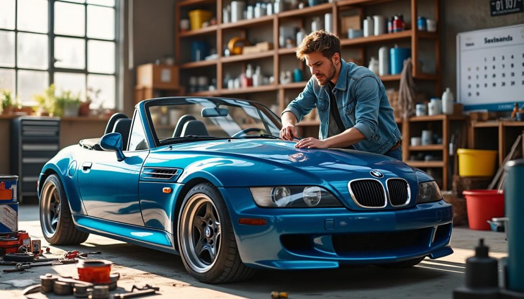 découvrez comment un passionné a restauré une bmw z3 en investissant seulement 135 € pour lui redonner vie et modernité. un projet inspirant pour les amateurs de voitures anciennes et de mécanique!