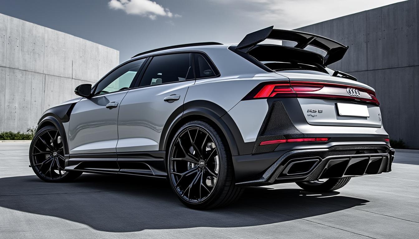 découvrez l'audi rs q8 revisitée par mansory, une fusion audacieuse de puissance et de design audacieux. ce suv de luxe repousse les limites de l'esthétique et de la performance, offrant une expérience de conduite inégalée et un style qui ne laisse personne indifférent.