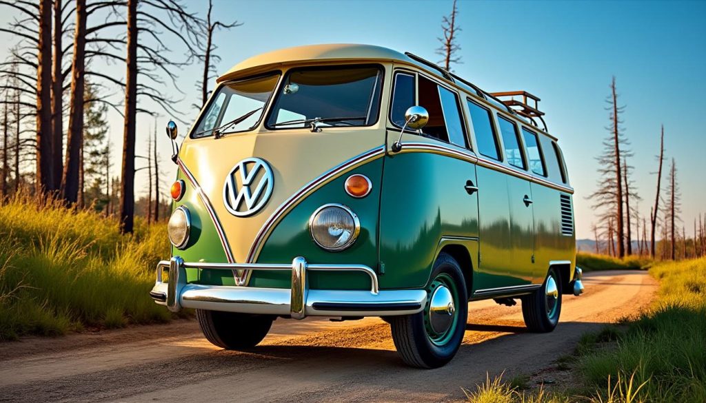 découvrez le retour tant attendu du combi rescapé des incendies en californie, relancé par volkswagen. un hommage à la résilience et à l'écologie, ce modèle iconique allie héritage et innovation pour une expérience durable sur les routes.