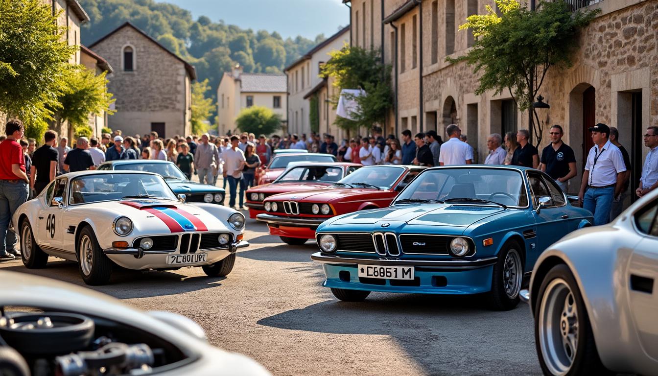 rejoignez-nous ce week-end à la clef des champs de clastres pour une rencontre inoubliable entre passionnés de bmw. échangez, admirez et partagez votre amour pour ces voitures emblématiques dans une ambiance conviviale.