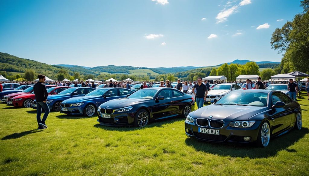 rejoignez-nous ce week-end à la clef des champs de clastres pour un rassemblement inoubliable des amoureux de bmw. découvrez des modèles emblématiques, échangez avec d'autres passionnés et profitez d'activités dédiées à l'univers de la marque à l'hélice.