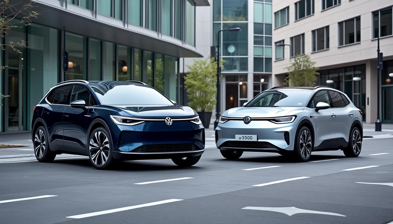 découvrez les volkswagen id.4 et id.5 life, des modèles alliant accessibilité et élégance. profitez d'une finition d'entrée de gamme séduisante, conçue pour offrir confort et style tout en restant dans un budget raisonnable. explorez l'avenir de la mobilité électrique avec ces véhicules performants et écologiques.