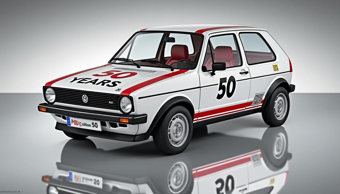 découvrez l'édition spéciale 'edition 50' de volkswagen, célébrant les 50 ans de la polo. un mélange parfait de style, de performance et d'héritage, cette version emblématique rend hommage à l'histoire légendaire de la polo tout en offrant des caractéristiques modernes et un design raffiné. ne manquez pas cette opportunité de posséder un morceau d'histoire automobile.