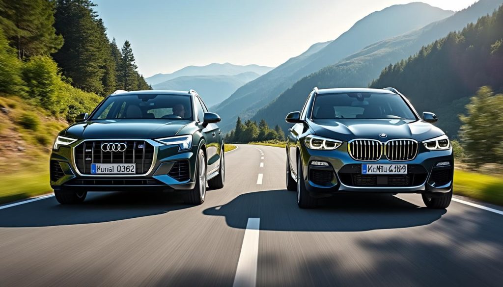 découvrez la confrontation captivante entre l'audi q3 et le bmw x1, deux suv allemands qui se disputent la domination du marché du diesel. analysez leurs performances, leur confort et leurs technologies pour faire le meilleur choix.