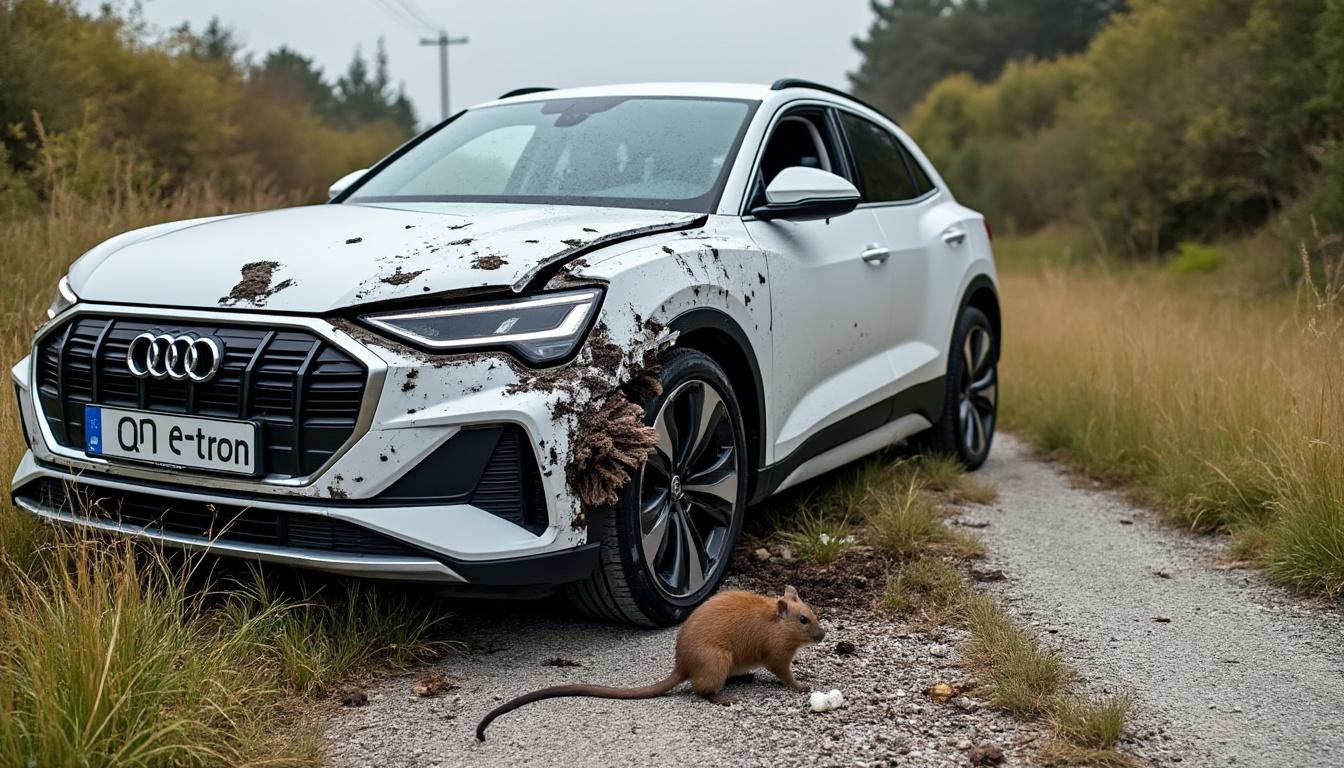 découvrez l'incroyable histoire d'un propriétaire dont la nouvelle audi q4 e-tron a été rapidement endommagée par des rongeurs. un récit surprenant qui soulève des questions sur la protection des véhicules et les imprévus après un achat.