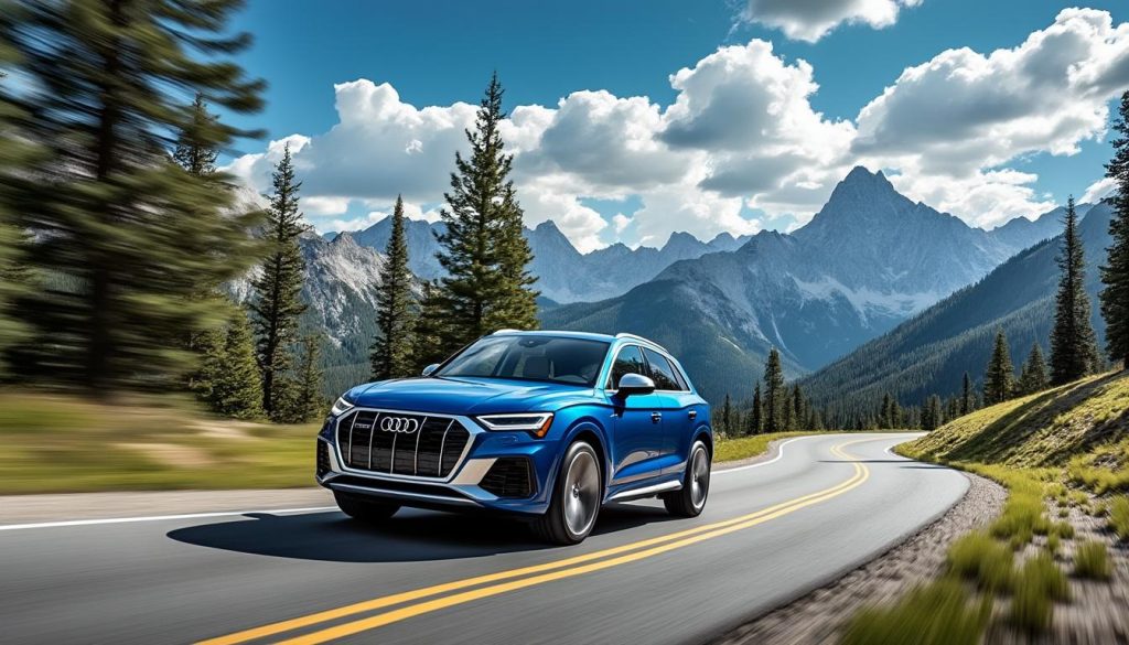 découvrez l'audi q5/sq5 2025, un suv alliant performance et confort, conçu pour dominer les paysages majestueux des montagnes du colorado. parfait pour les aventuriers à la recherche d'une expérience de conduite inoubliable.