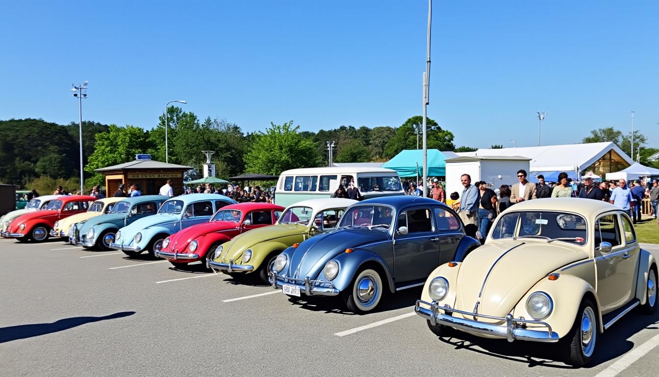 venez profiter d'un dimanche inoubliable à échiré, dédié aux passionnés des anciennes volkswagen. exhibitions, rencontres et échanges entre collectionneurs vous attendent pour célébrer ces bijoux de l'automobile.