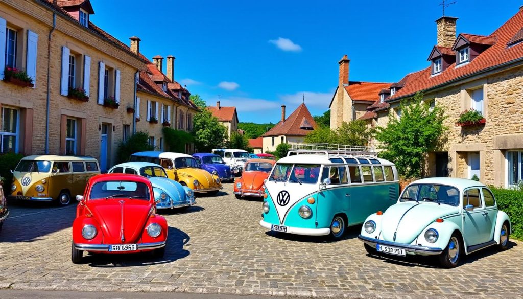 découvrez l'élégance intemporelle des classiques volkswagen à thoré-la-rochette. plongez dans un univers où chaque modèle raconte une histoire, célébrant le design et la légende de ces voitures emblématiques.