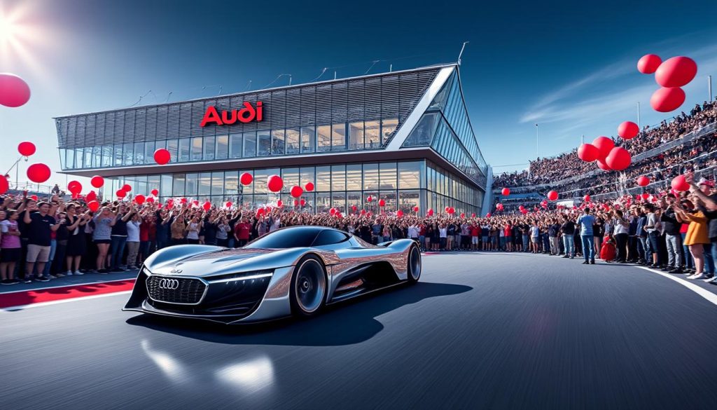 découvrez la nouvelle installation d'audi f1 au royaume-uni, un passage clé vers l'innovation et l'excellence en formule 1. plongez dans les coulisses de cette inauguration marquante qui promet de redéfinir les standards de la compétition automobile.