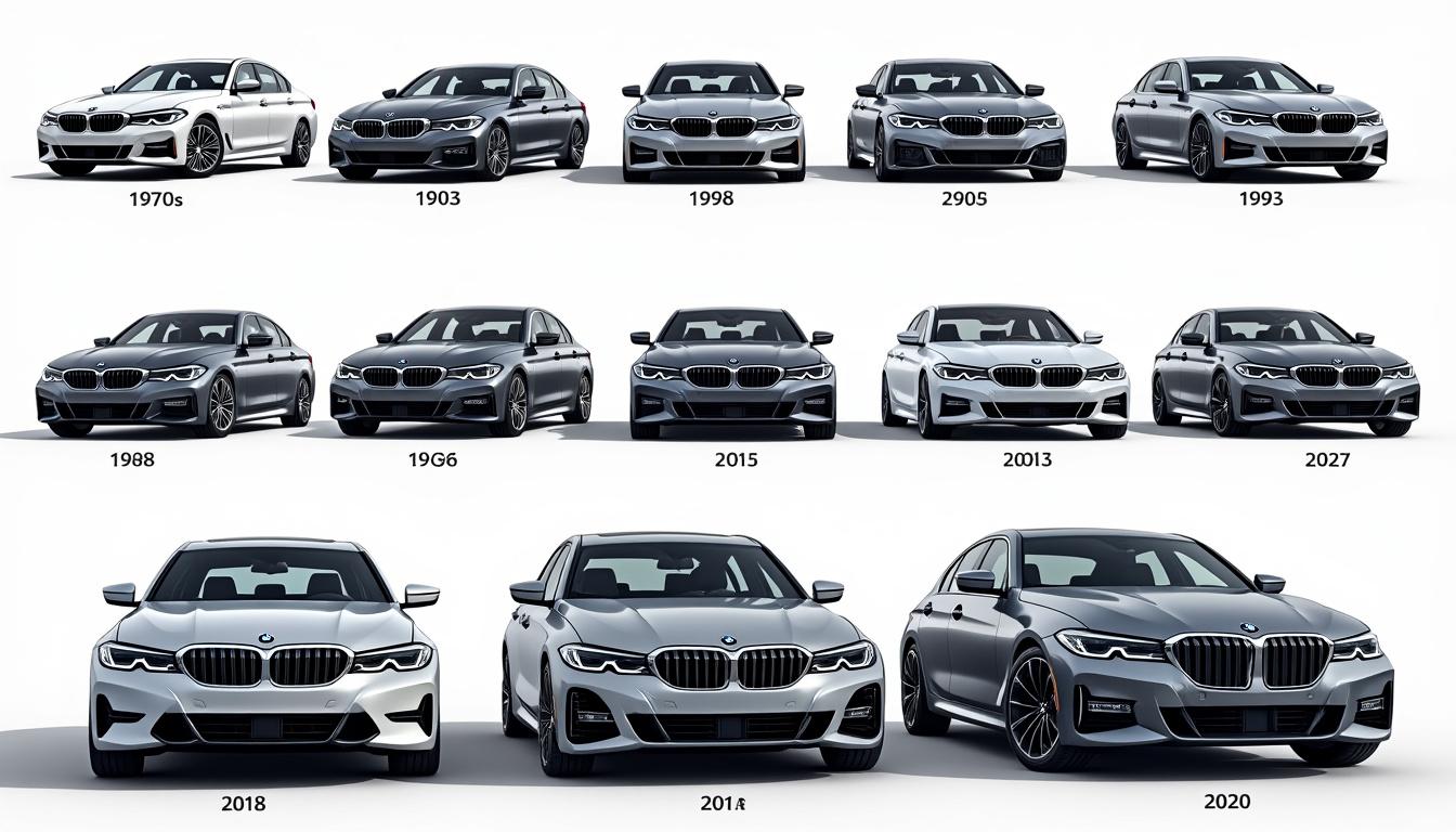 découvrez l'évolution emblématique de la bmw série 3 à l'occasion de son 50ème anniversaire. plongez dans un voyage visuel captivant retraçant son design iconique, ses innovations technologiques et son impact sur le paysage automobile au fil des décennies.