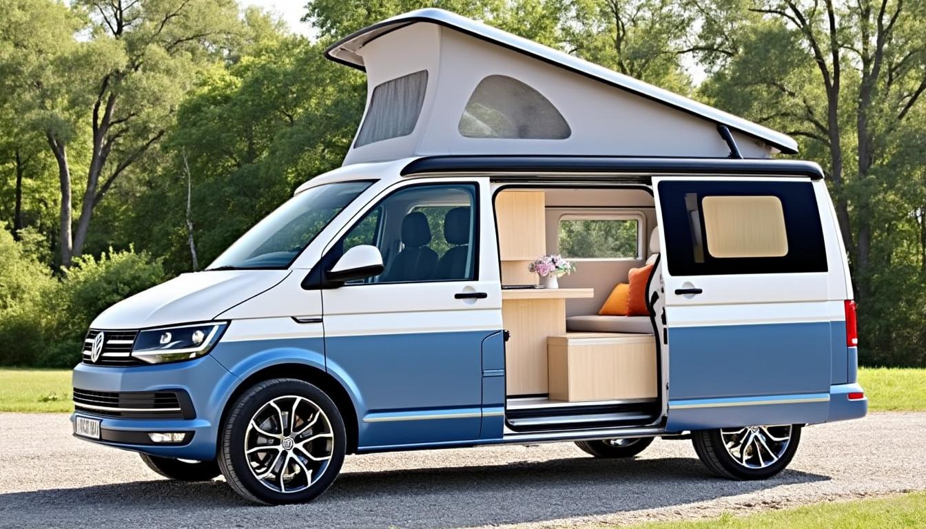 explorez le volkswagen california ocean 2.0 tdi 150 dsg7, le van aménagé idéal pour vos aventures. découvrez ses caractéristiques, son confort et ses innovations dans notre comparatif détaillé.