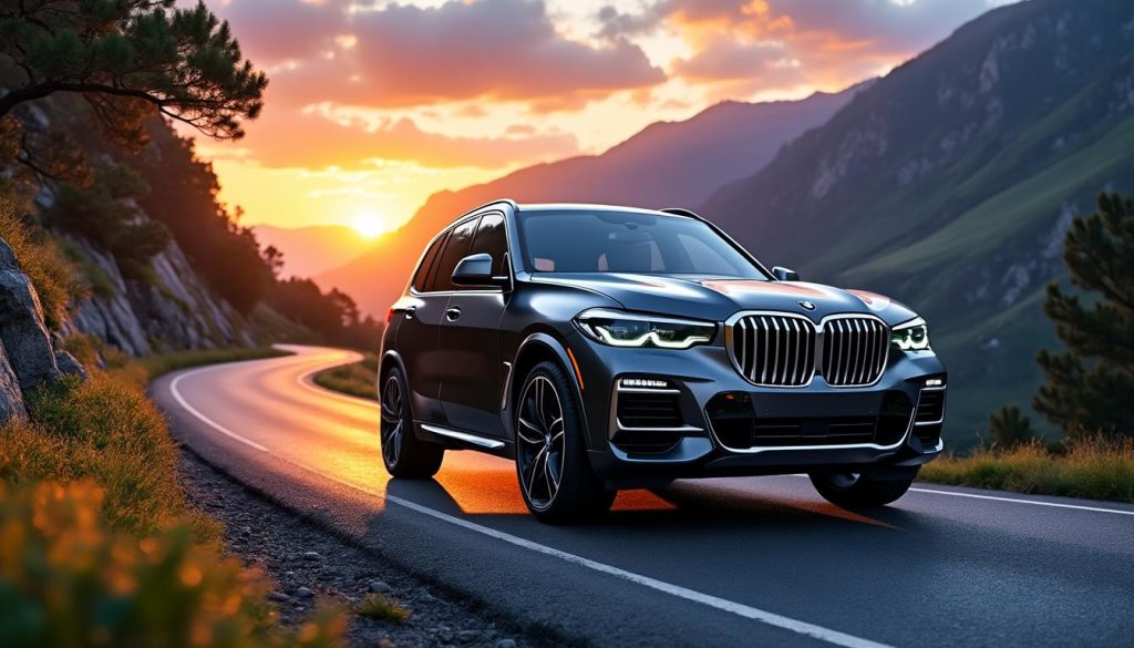 plongez dans l'univers du luxe automobile avec notre illustration exclusive du nouveau bmw x5, attendu en 2026. admirez chaque détail de ce suv innovant qui redéfinit le confort et la performance. ne manquez pas cette première visualisation de ce modèle tant attendu!