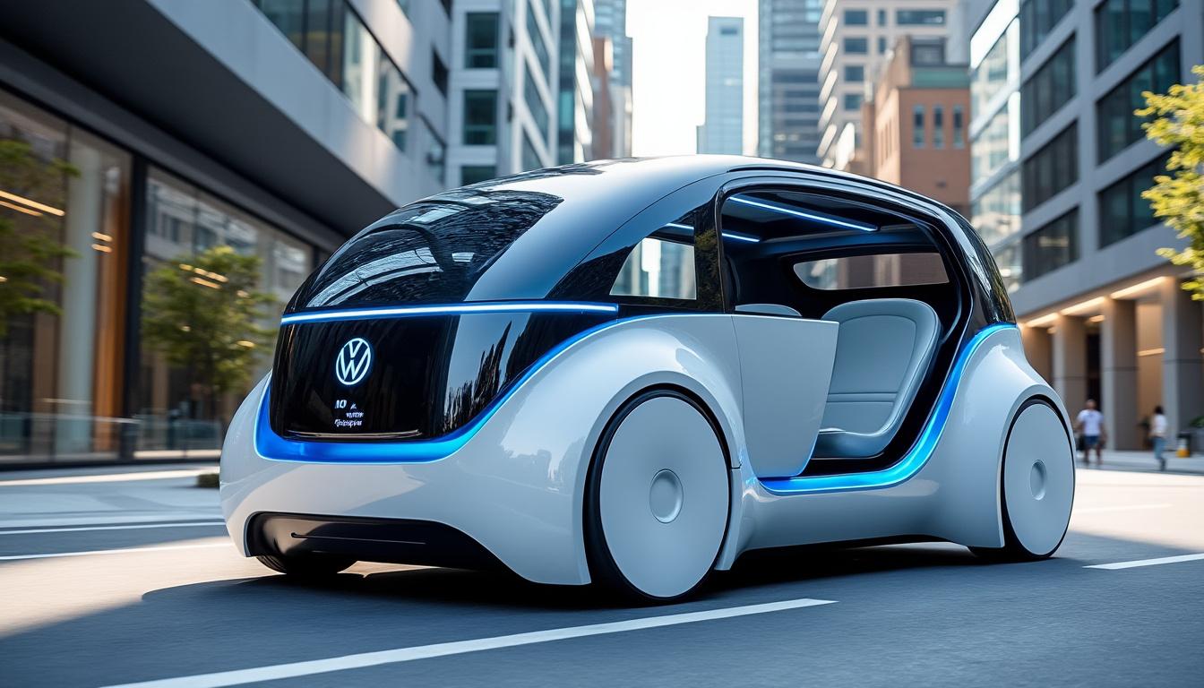 découvrez l'avenir de la mobilité avec des milliers de robotaxis volkswagen prenant la route. explorez comment cette innovation transforme le transport urbain tout en offrant confort et durabilité.