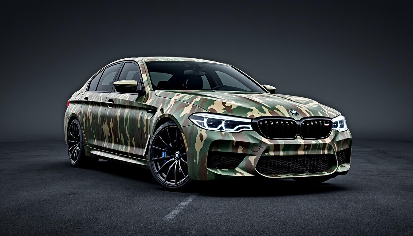 découvrez la nouvelle bmw m5 cs, une hypercar affichant fièrement ses 1 000 ch. admirez son design audacieux et son camouflage intrigant qui cachent des performances époustouflantes. plongez dans l'univers de cettebmw m5 cs, où puissance et élégance se rencontrent.
