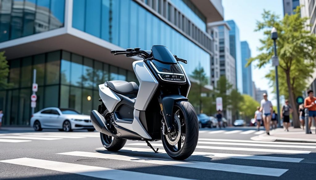 découvrez le bmw ce 04, le maxi-scooter électrique qui redéfinit le confort et l'innovation. avec son design futuriste et ses performances exceptionnelles, ce deux-roues s'impose comme une référence sur le marché des scooters électriques. explorez les caractéristiques qui en font un choix idéal pour une mobilité urbaine durable.