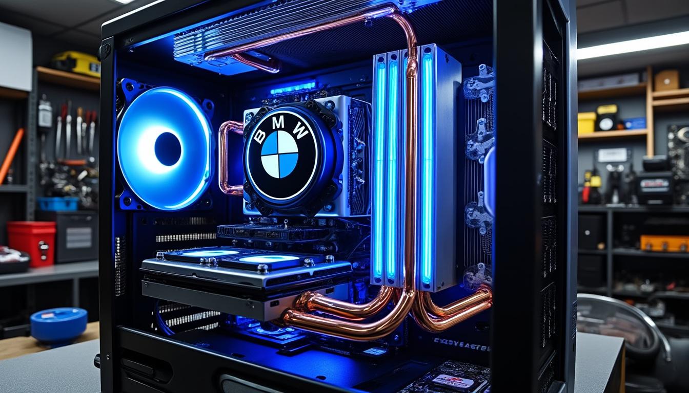découvrez comment maximiser les performances du threadripper pro 9995wx en l'overclockant avec une touche d'originalité, grâce à l'utilisation d'un radiateur de bmw m4. plongez dans l'univers fascinant de l'overclocking automobile et boostez votre expérience technologique !