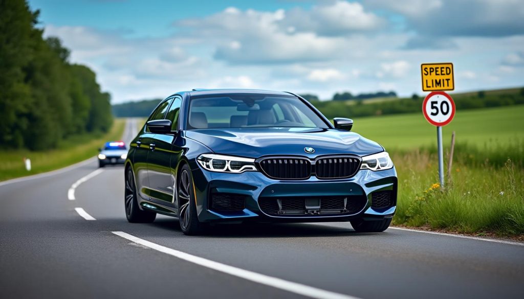 découvrez l'incident survenu à pozières où une bmw a été interceptée pour avoir dépassé la limite de vitesse de plus du double. un rappel sur l'importance du respect des règles de circulation.