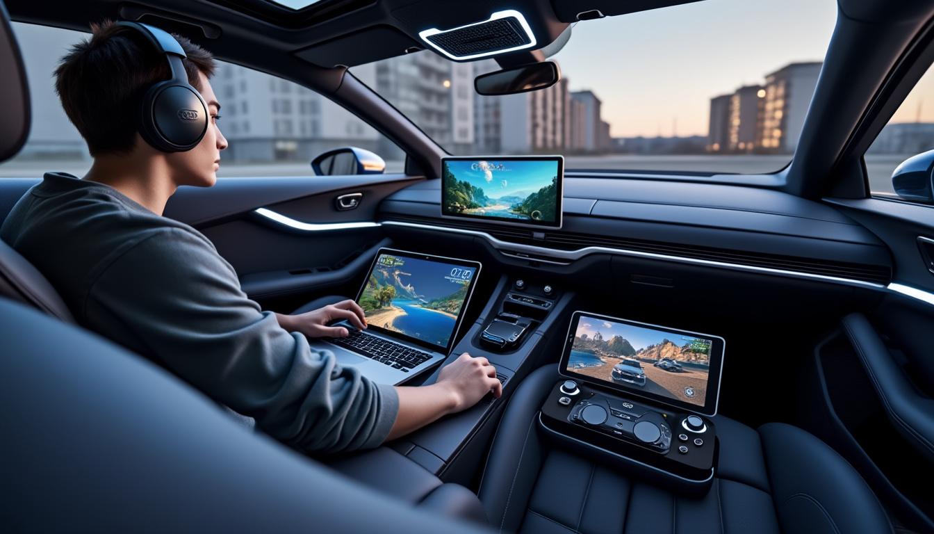 découvrez comment audi révolutionne l'expérience de jeu en voiture grâce à la plateforme airconsole, permettant de transformer votre smartphone en manette de jeu. profitez de vos jeux préférés tout en conduisant et transformez chaque trajet en une aventure ludique.