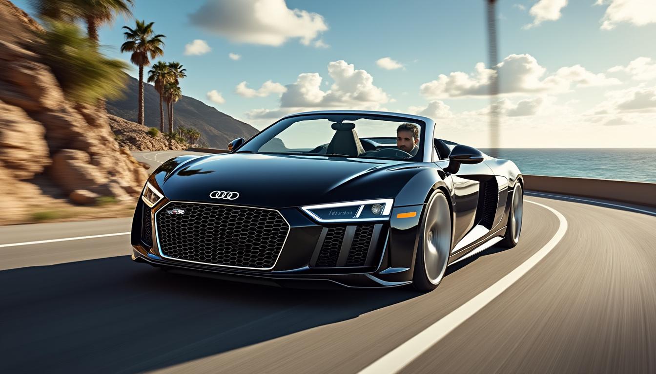 découvrez l'analyse approfondie d'eddy clio sur l'audi r8 spyder, une supercar au design époustouflant et aux performances exceptionnelles. cédric pinatel vous plonge dans l'univers fascinant de cette voiture de luxe, révélant ce qui la distingue dans le monde de l'automobile.