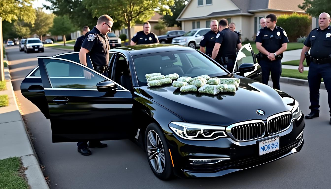 découvrez comment une opération policière à esquiule a conduit à l'interception d'une bmw transportant plus de 100 kilos de cannabis, mettant en lumière la lutte contre le trafic de drogue dans la région.