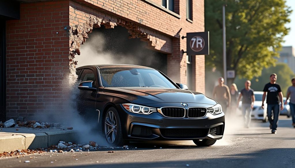 découvrez l'incident surprenant à walcourt où une bmw a percuté la façade d'un bâtiment, soulevant des questions sur la sécurité et la stabilité de la structure. les détails de cet accident choquant à ne pas manquer.