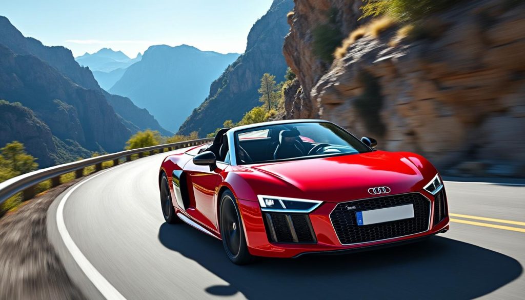 découvrez une sportive d'exception alliant performance et style, dotée de deux volants, sans toit et propulsée par le célèbre moteur 5 cylindres d'audi. un modèle qui incarne l'élégance et la puissance sur chaque route.