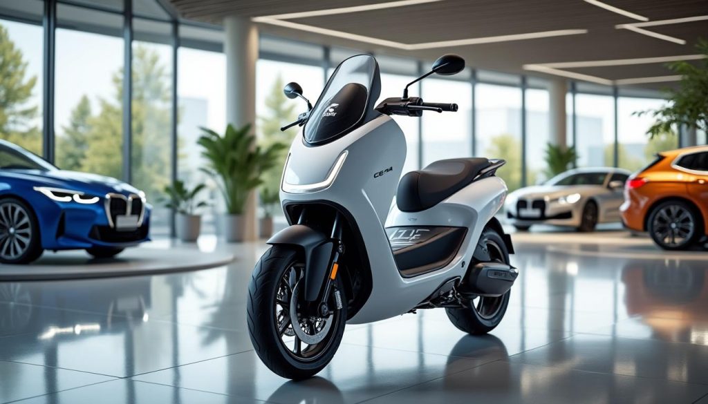 découvrez le nouveau scooter électrique bmw ce 04, désormais disponible dans les concessions ! alliant design moderne, performance et écologie, ce modèle révolutionne votre expérience de conduite en milieu urbain. ne manquez pas l'opportunité d'essayer ce deux-roues d'exception.